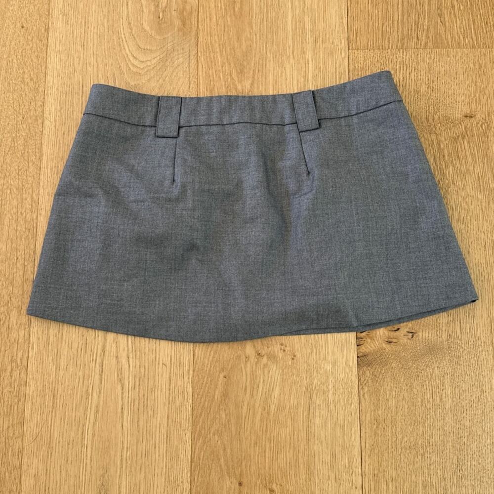 Superdown Mini Skirt Size XXS Gray - Picture 3 of 3